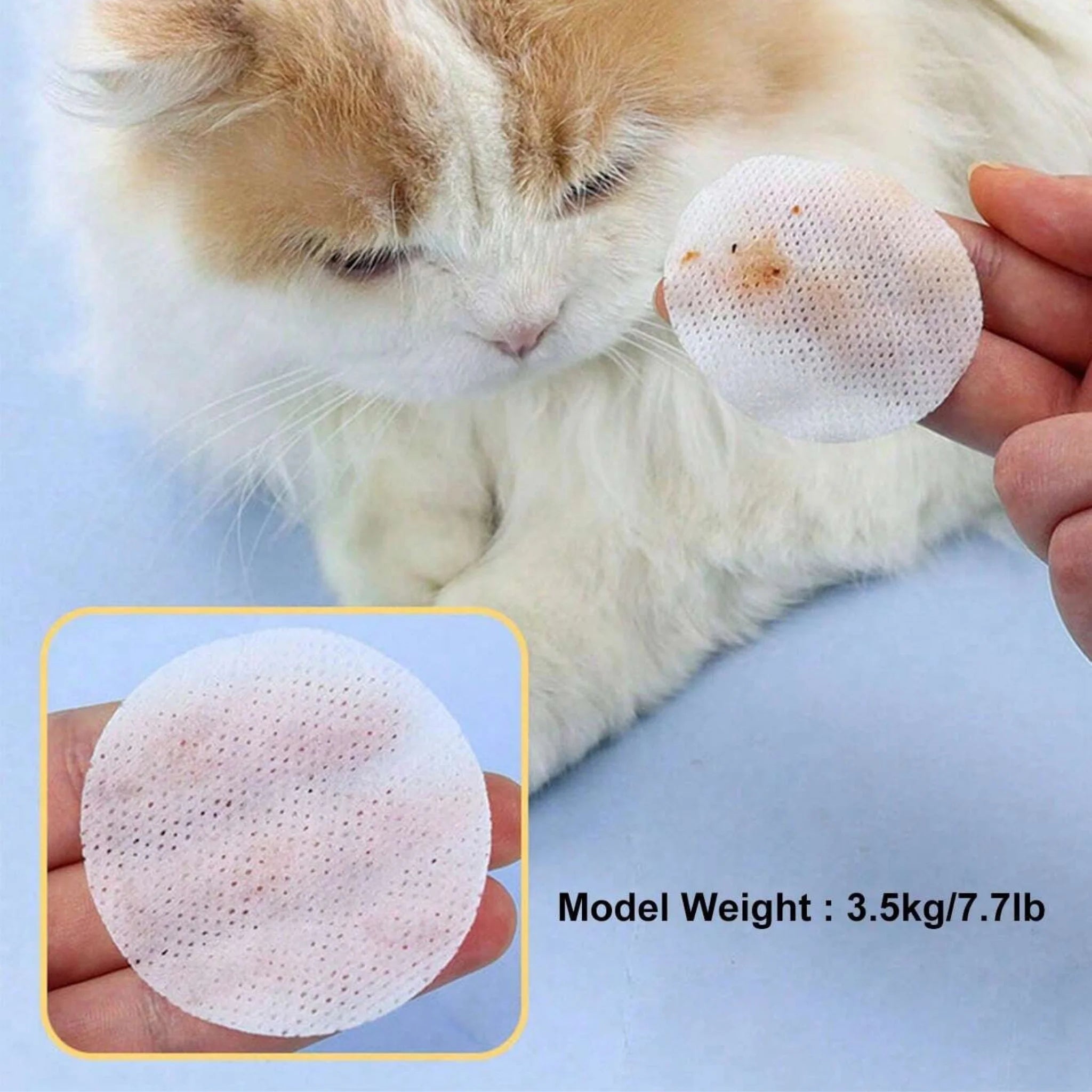 Gentle Eye Wipes for Cats & Dogs - Tear Stain Remover