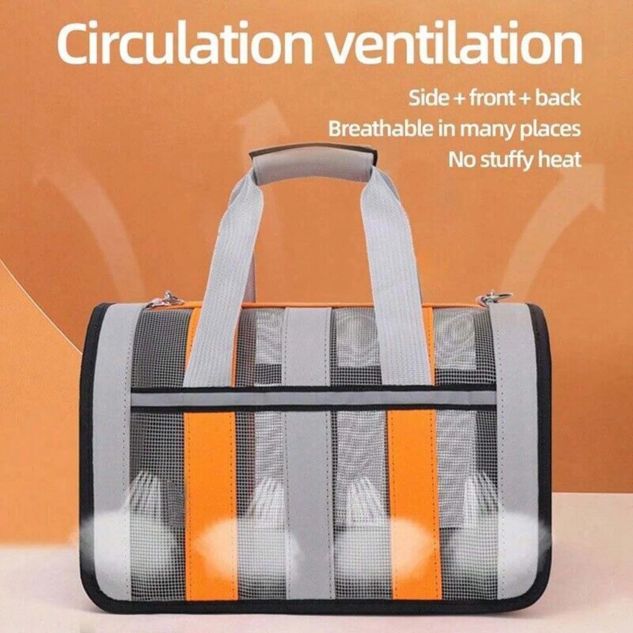 Pet carrier with blue accents Bag, Pet product