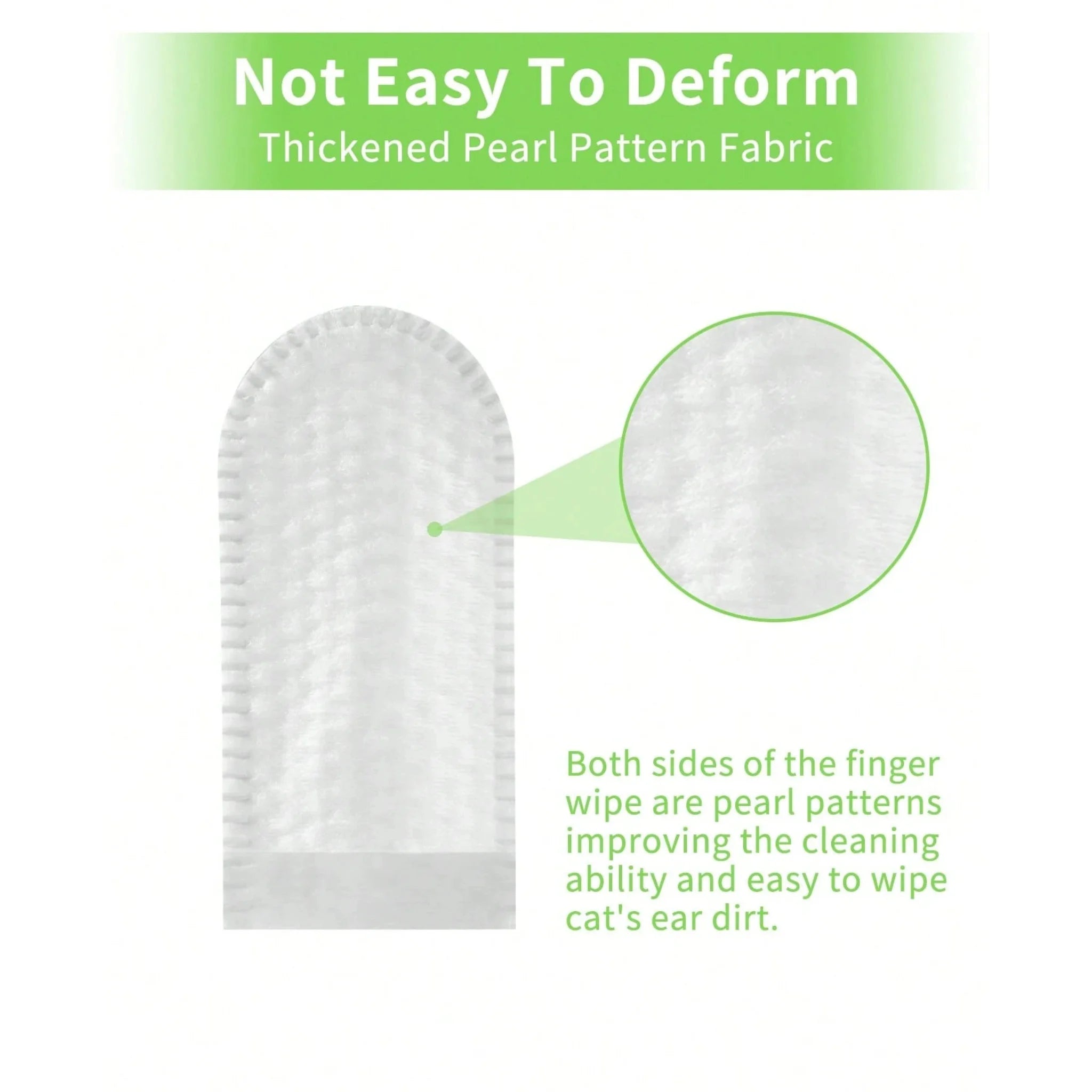 55 Count Gentle Ear Wipes for Dogs & Cats - Odor & Debris Remover