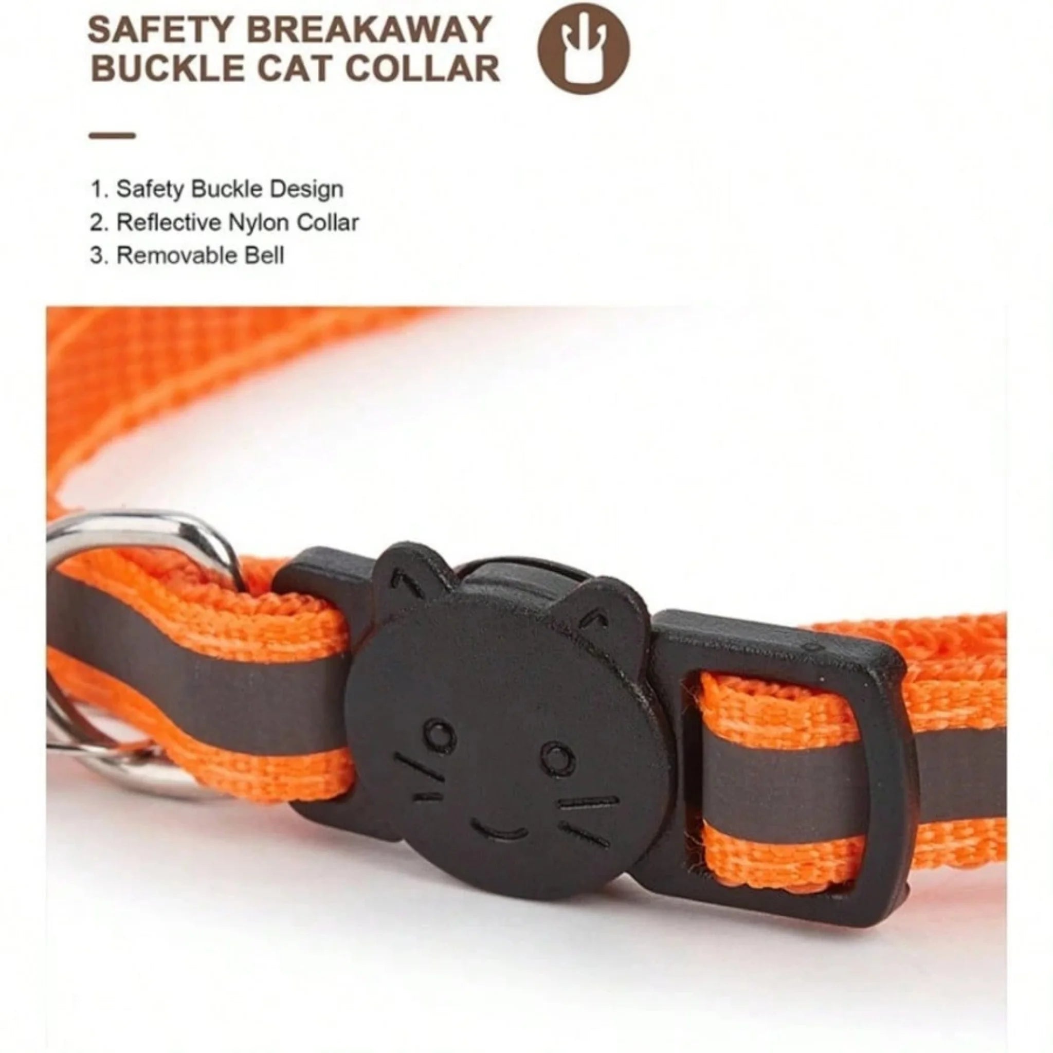 Safety Reflective Breakaway Cat Collar - Emerald Green